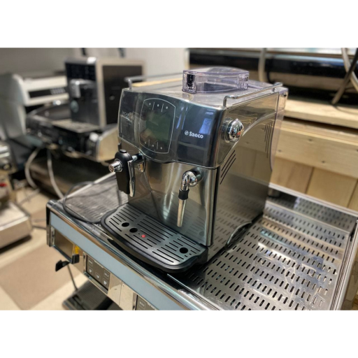 Automatic coffee maker Saeco Incanto Sirius S-Class with automatic cleaning function — used