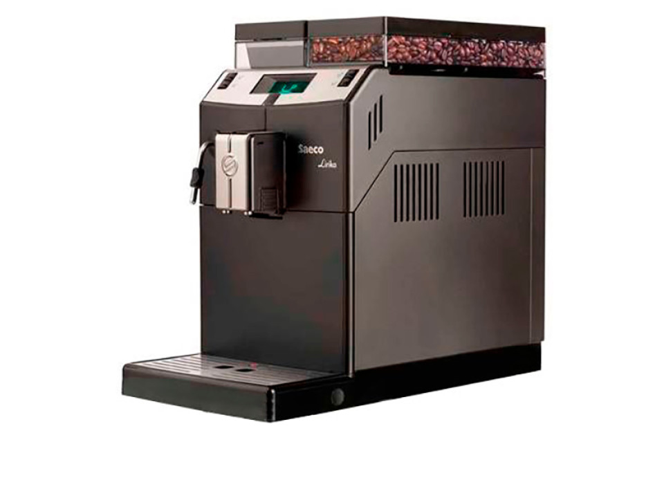 Automatic coffee maker with automatic cleaning function Saeco Lirika Black
