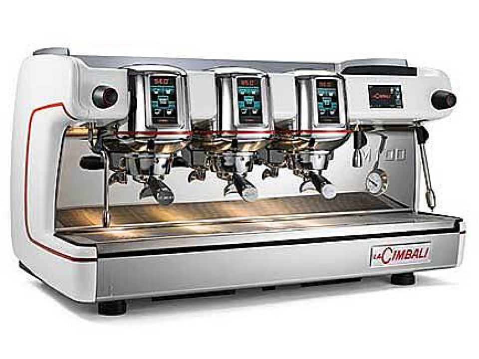 Professionelle Kaffeemaschine für Bars und Cafés La Cimbali M100 Turbosteam Milk4 DT3 Multiboiler