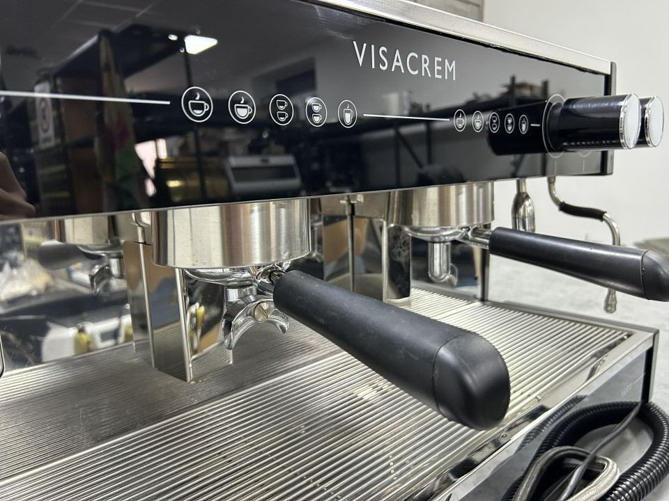 Кафе машина VISACREM VETRO 2GR Черна използвана